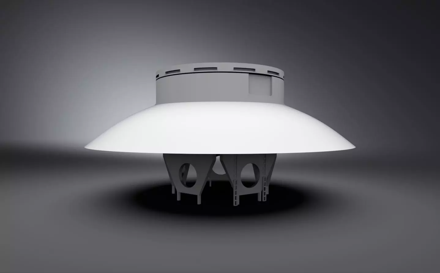 Invaders UFO Scale model 3D print model
