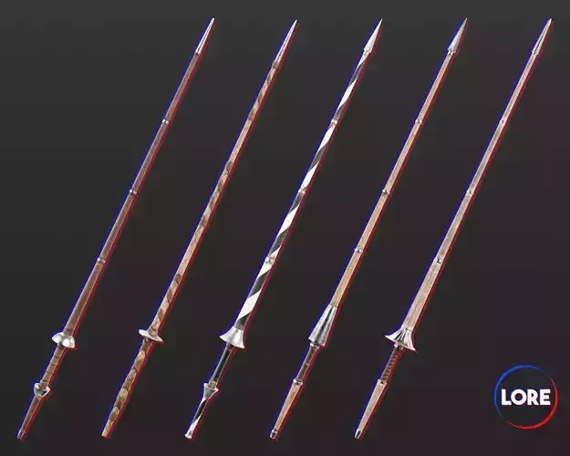 Medieval Collection Weapons Lances 