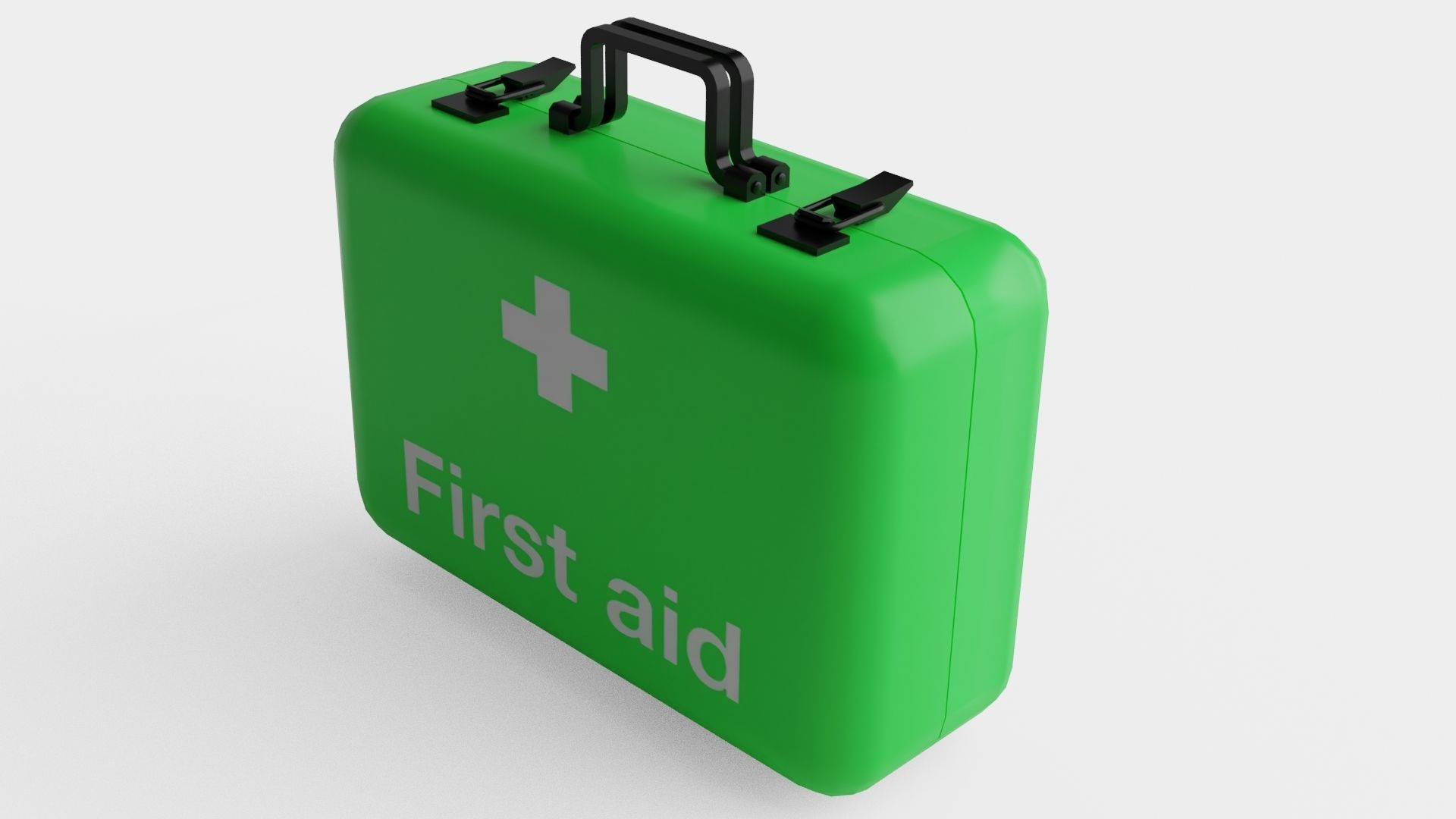 First Aid Low-poly 3D model_4
