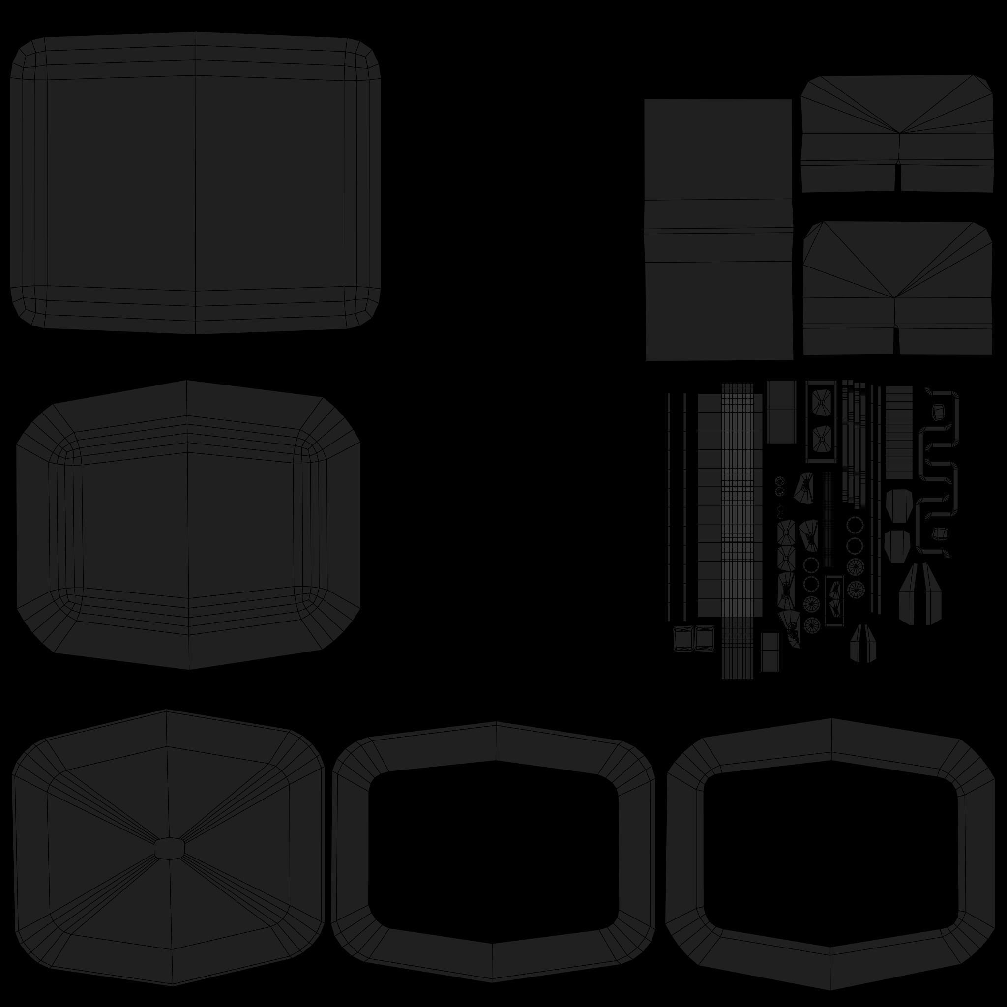 First Aid Low-poly 3D model_8
