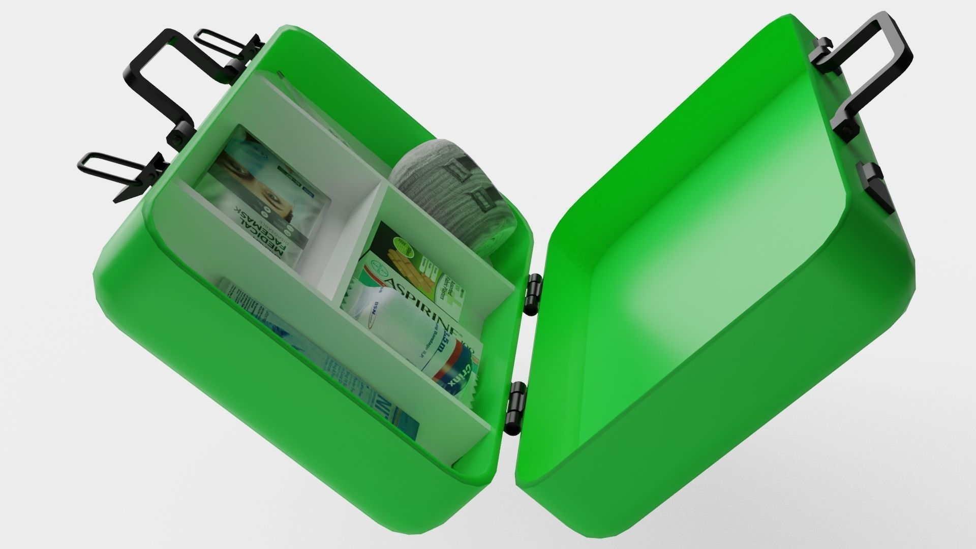 First Aid Low-poly 3D model_6