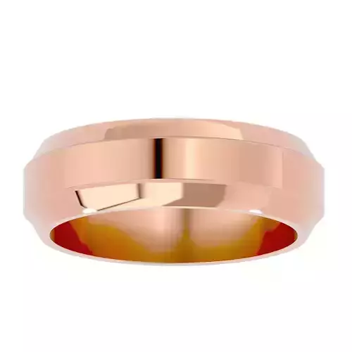 Diamond Band wedding engagement ring with 360 view animation 3D print model