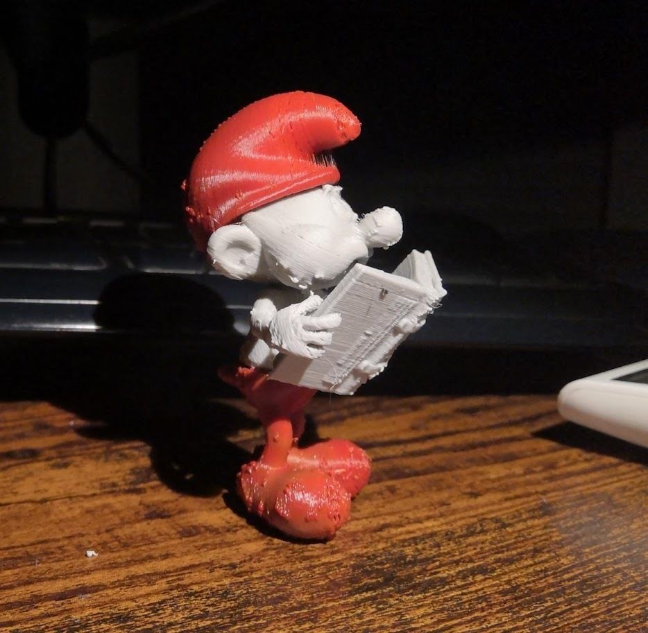 Papa Smurf 3D print model_5