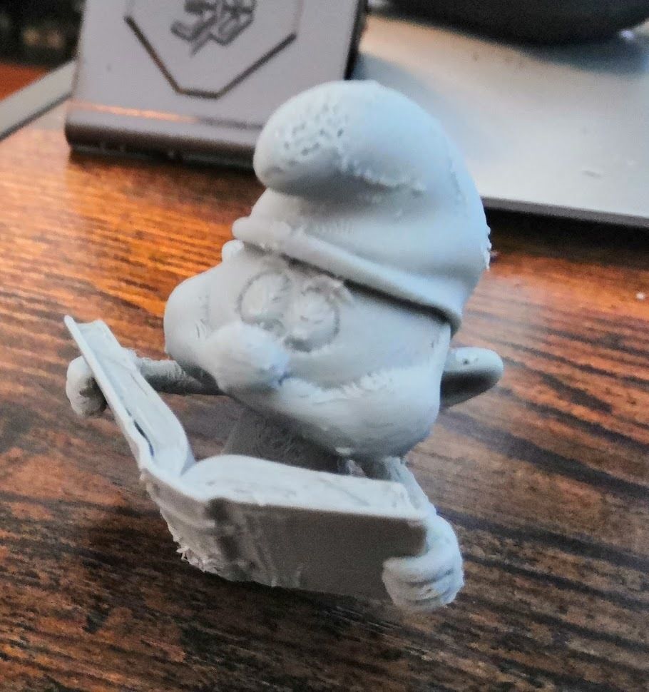 Papa Smurf 3D print model_2