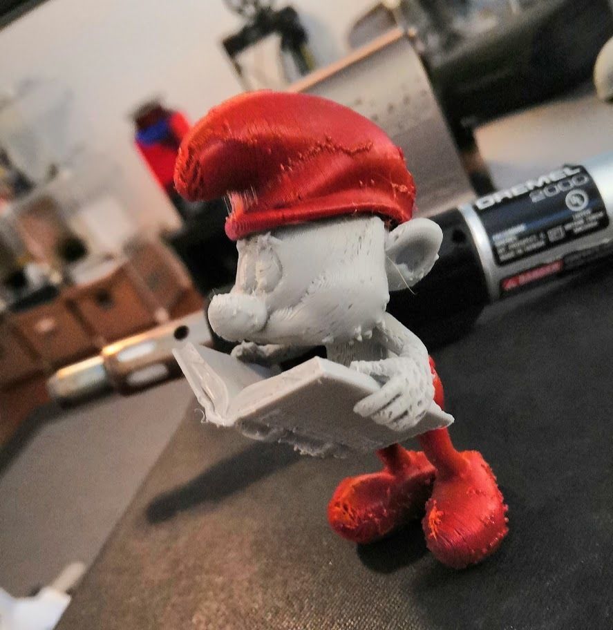 Papa Smurf 3D print model_4