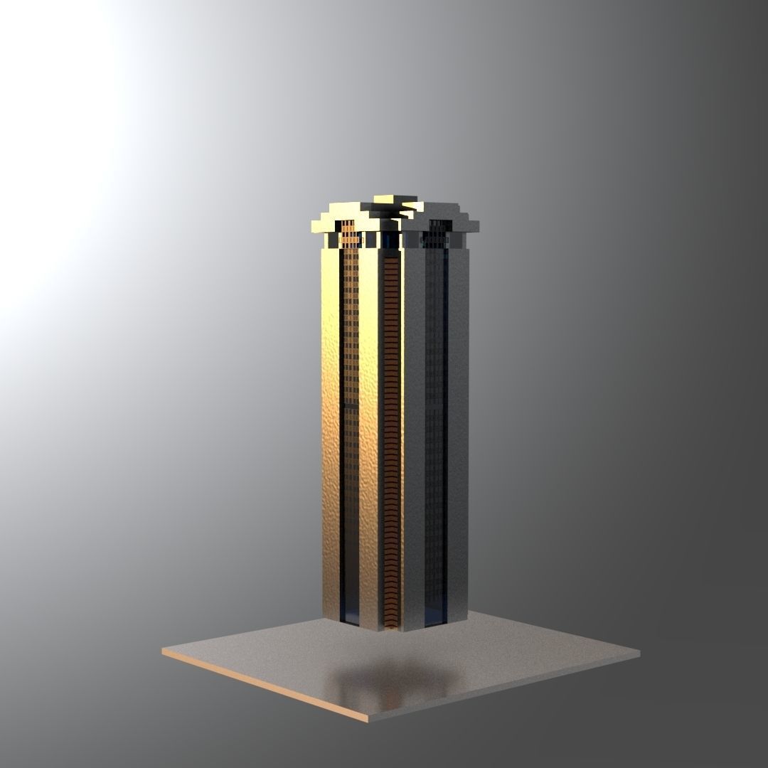 Times Tower Nairobi City 3D Model Kenya 3D model_4