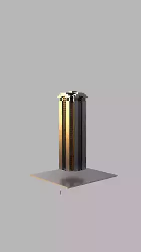 Times Tower Nairobi City 3D Model Kenya