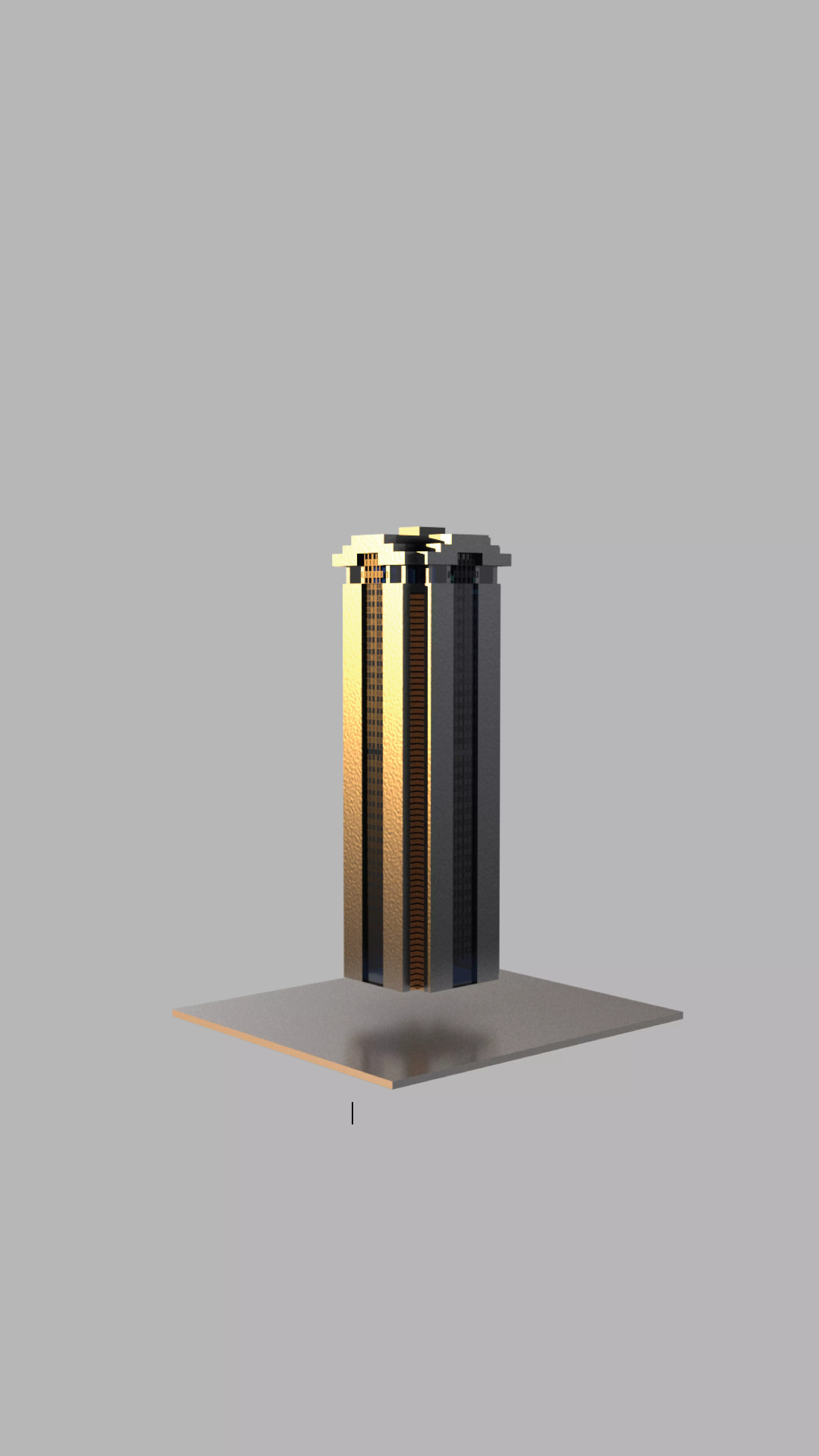 Times Tower Nairobi City 3D Model Kenya 3D model_0