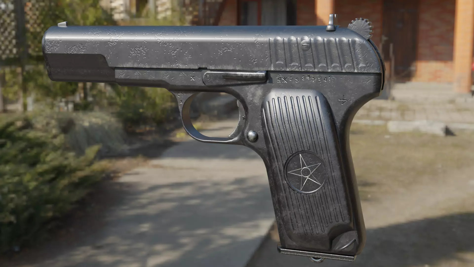 TT-33 pistol 3D model_0