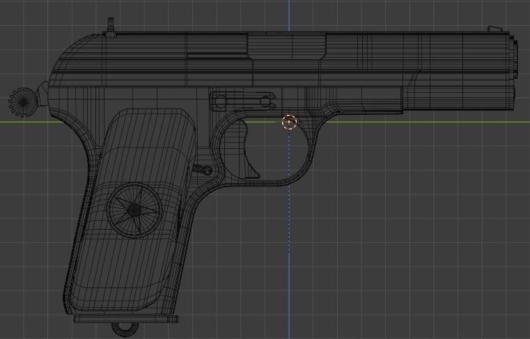 TT-33 pistol 3D model_7