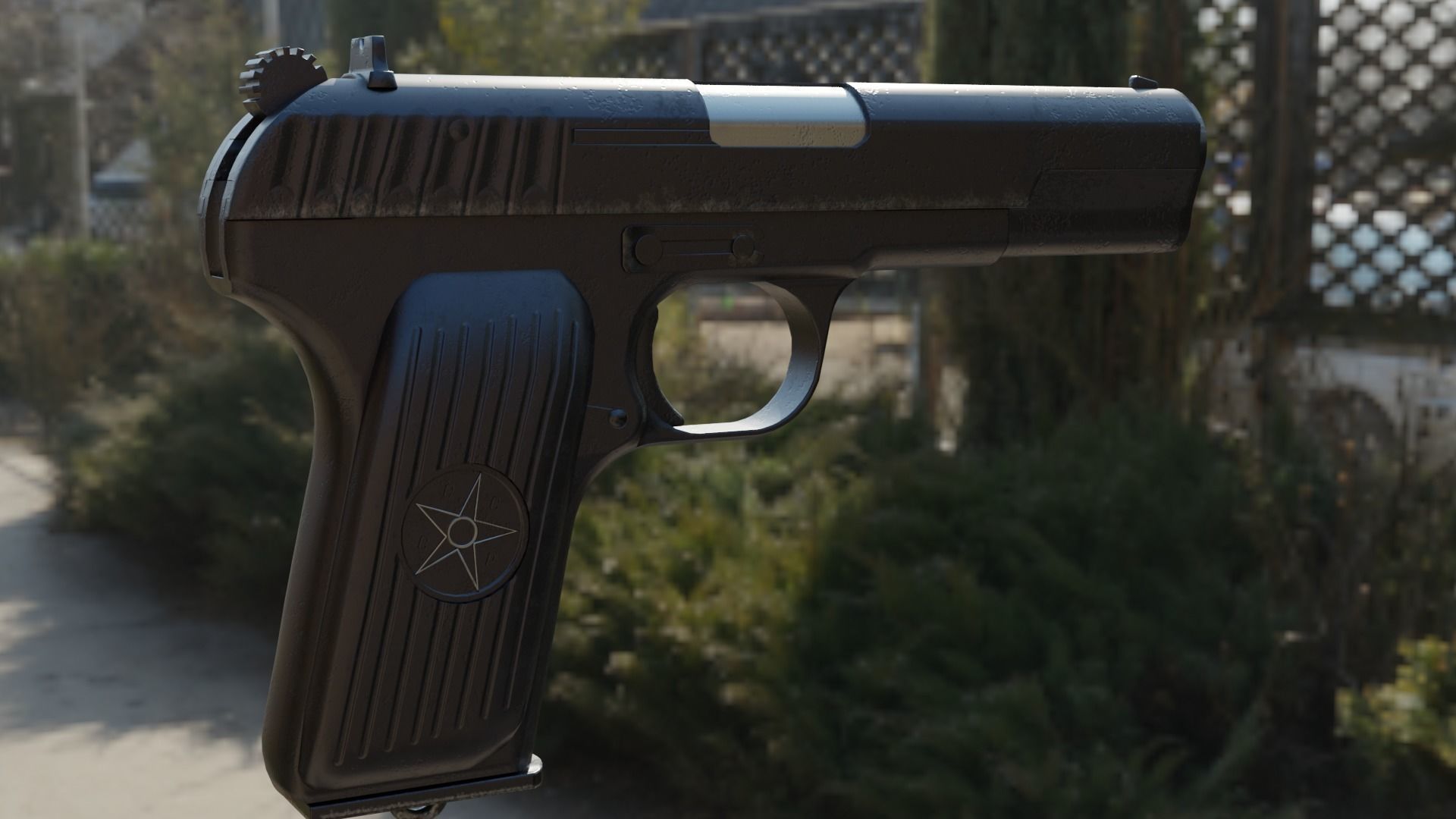 TT-33 pistol 3D model_1