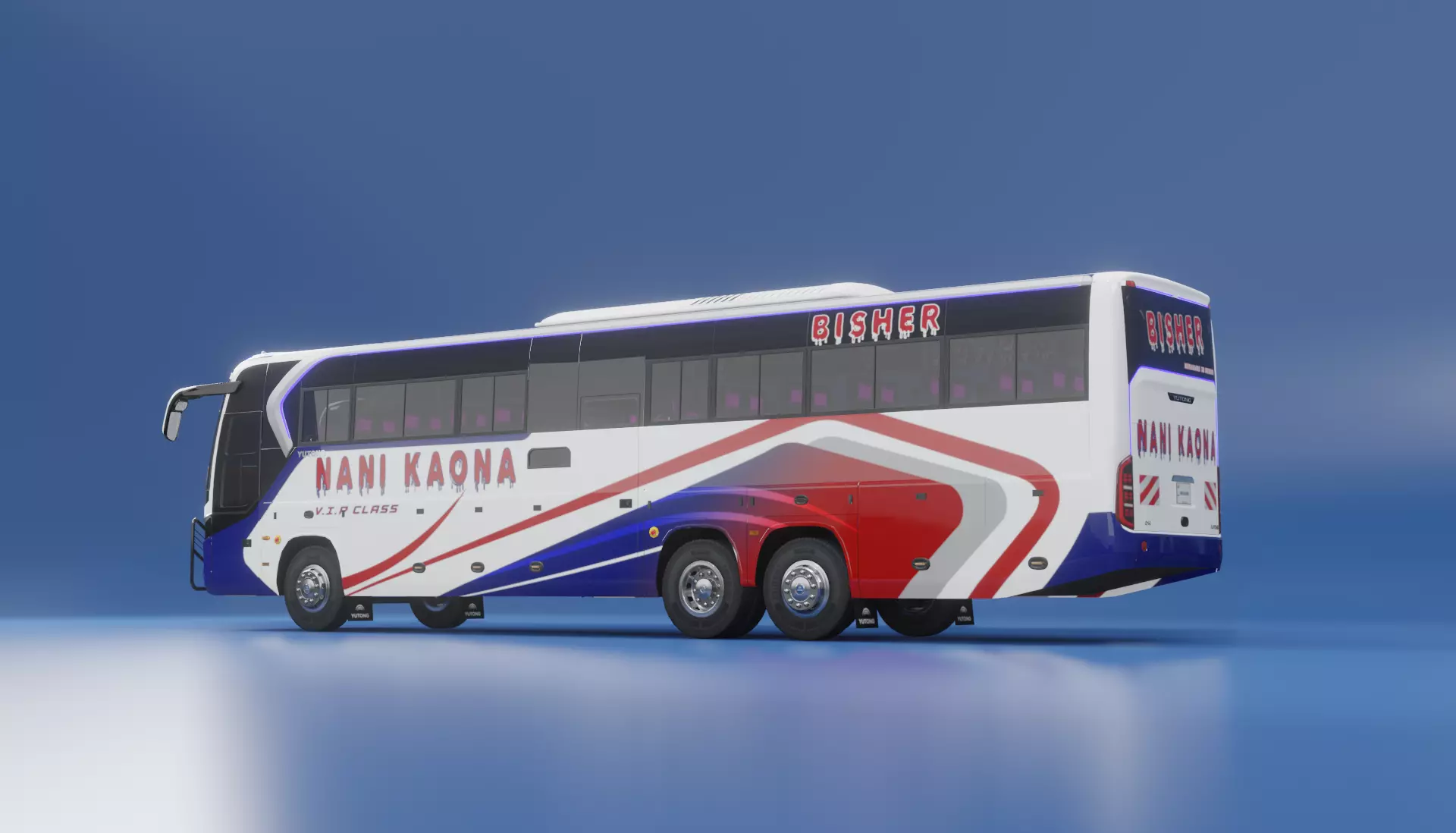 YUTONG D14- 2025 Low-poly 3D model