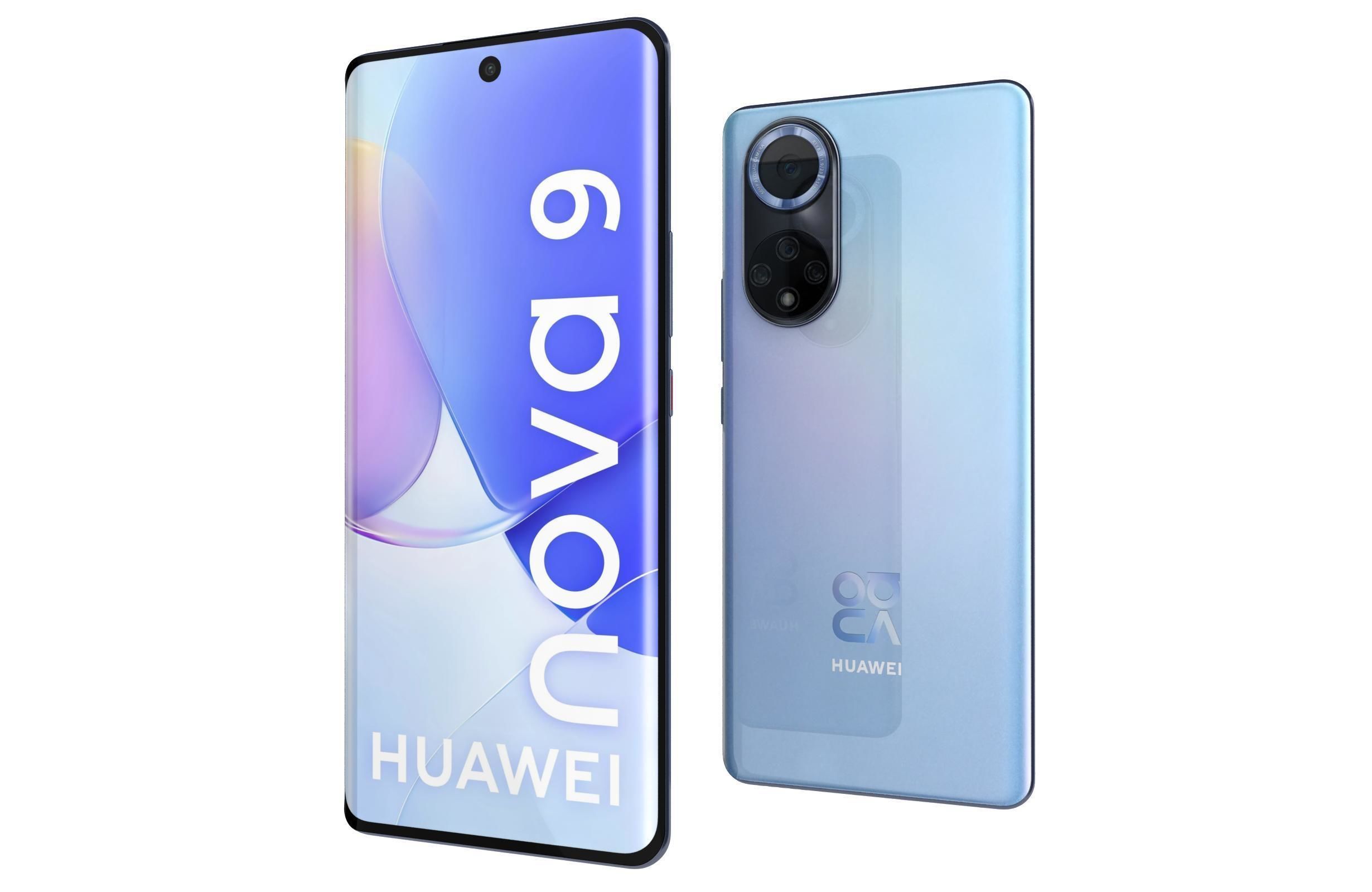 Huawei Nova 9 Starry Blue 3D model_7