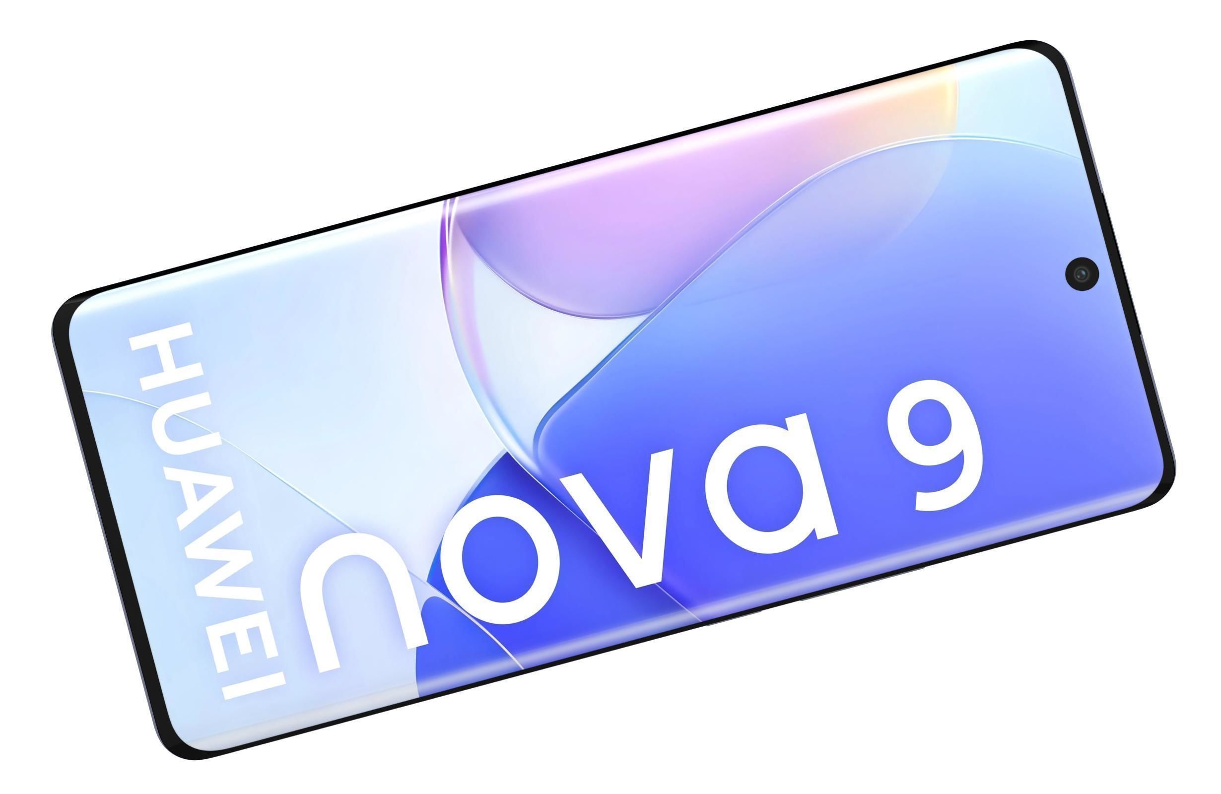 Huawei Nova 9 Starry Blue 3D model_10