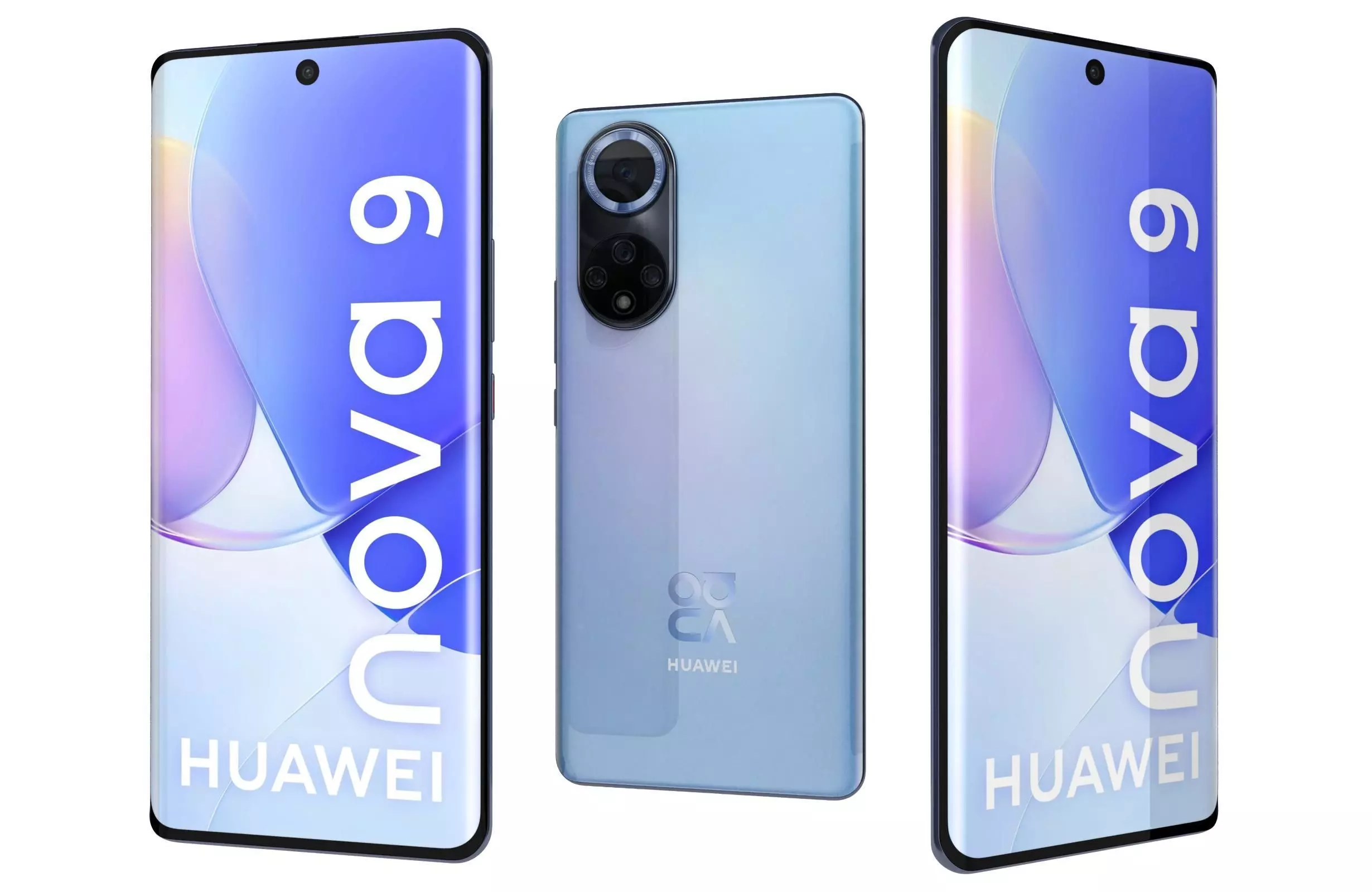 Huawei Nova 9 Starry Blue 3D model_0