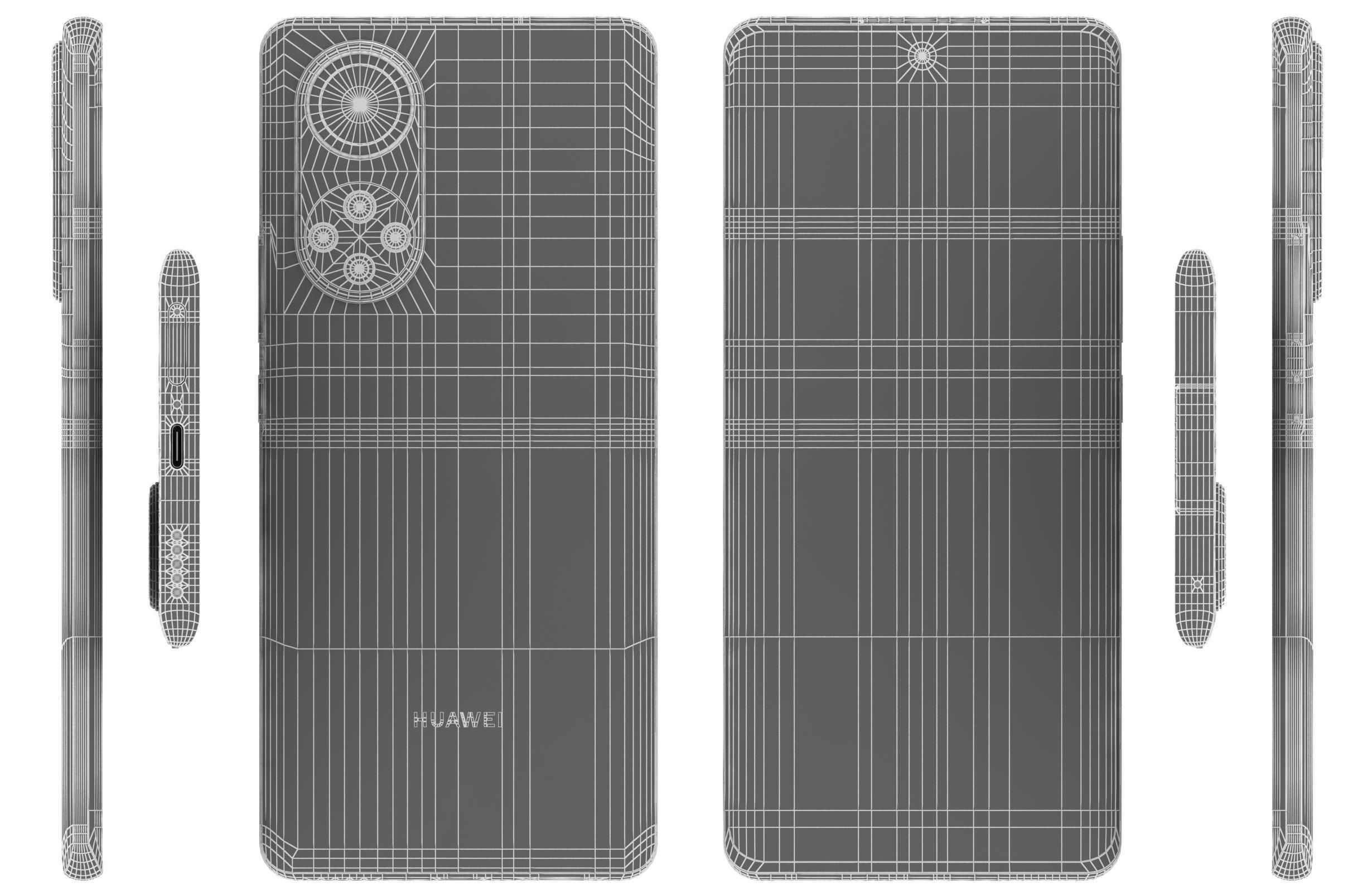 Huawei Nova 9 Starry Blue 3D model_16