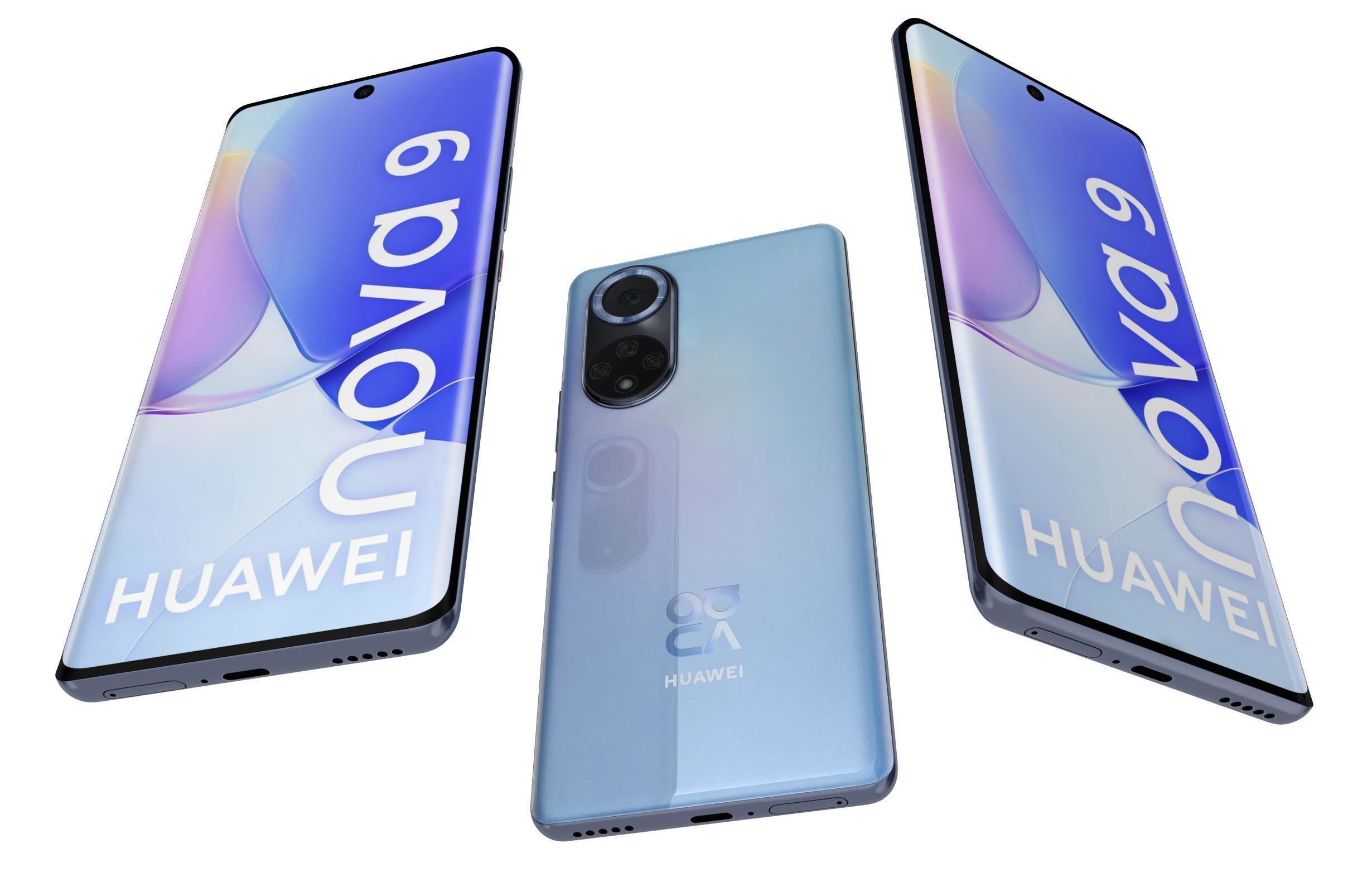 Huawei Nova 9 Starry Blue 3D model_1