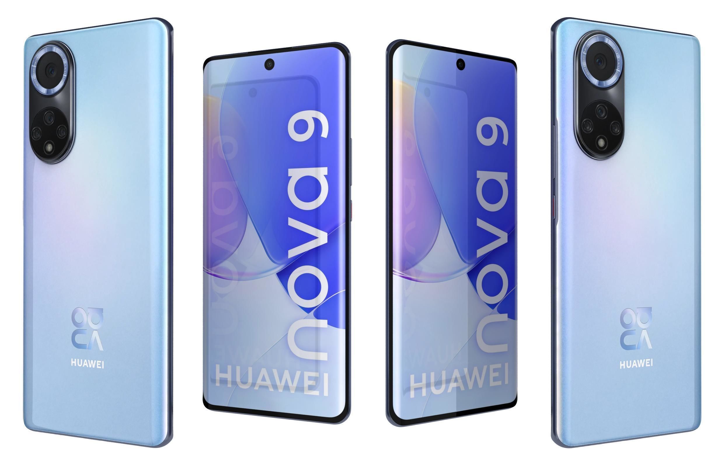 Huawei Nova 9 Starry Blue 3D model_3