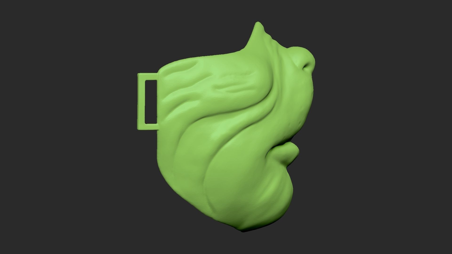 The Grinch Half Mask - Jim Carrey Version 3D Print Model 3D print model_18