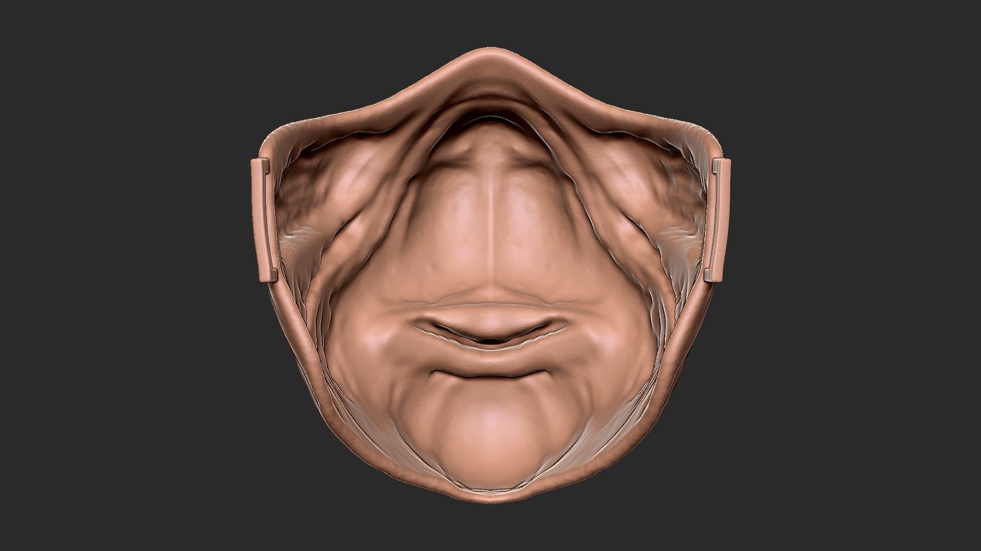 The Grinch Half Mask - Jim Carrey Version 3D Print Model 3D print model_8