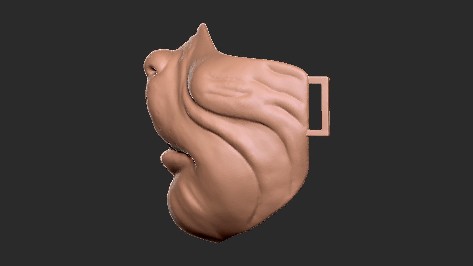 The Grinch Half Mask - Jim Carrey Version 3D Print Model 3D print model_7