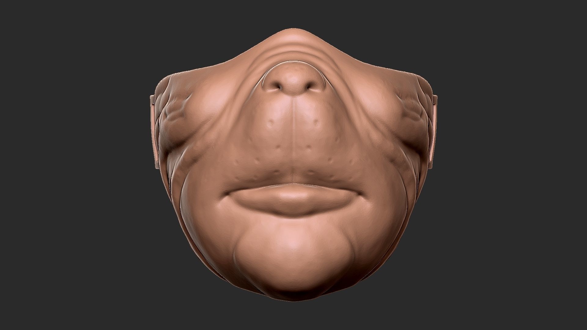 The Grinch Half Mask - Jim Carrey Version 3D Print Model 3D print model_6