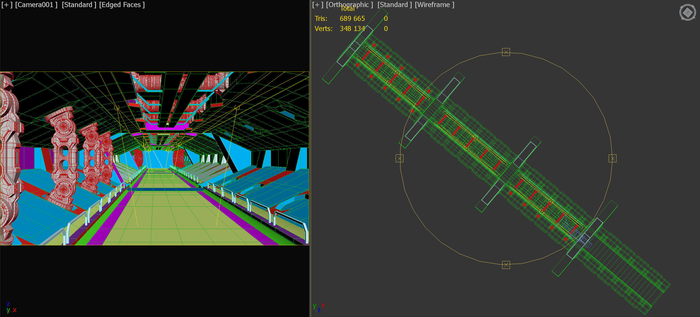 SpaceShip Interior 01 Low-poly 3D model_11