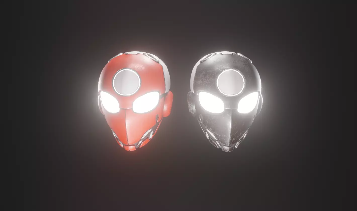 Juzo Helmet Low-poly 3D model_0
