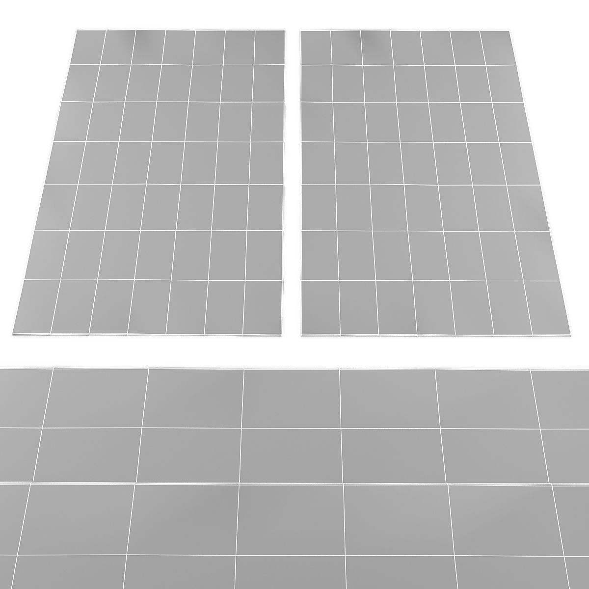 Rugs collection 360 Low-poly 3D model_3