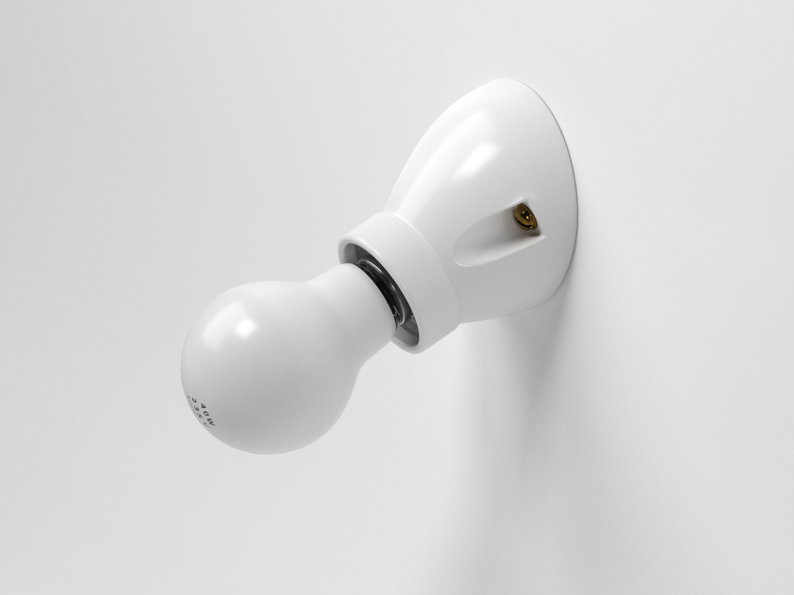 Wall Light 3D model_2