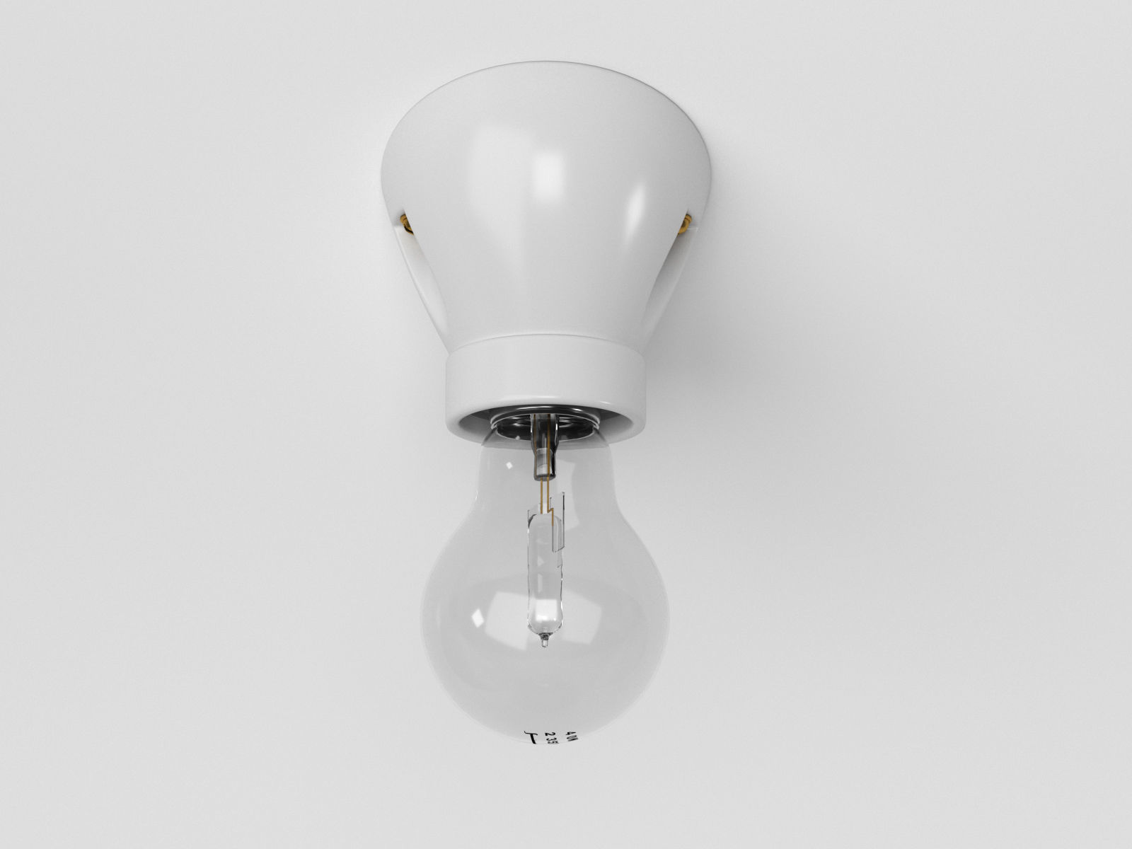 Wall Light 3D model_4
