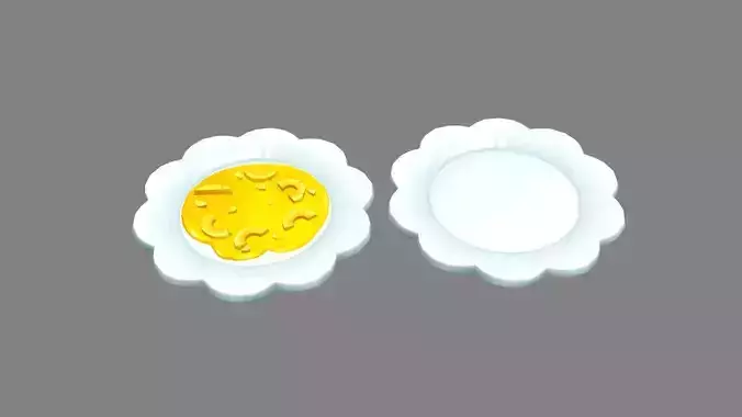 Cartoon pineapple juice - a plate of jam