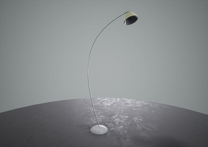 Floor Lamp Low-poly 3D model