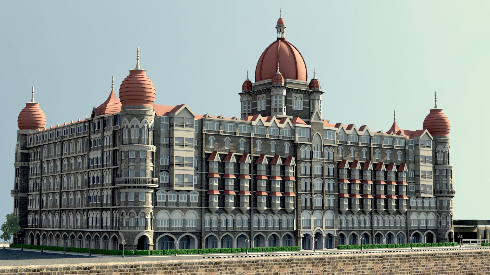 Hotel Taj Mumbai 3D Model 3D model_1