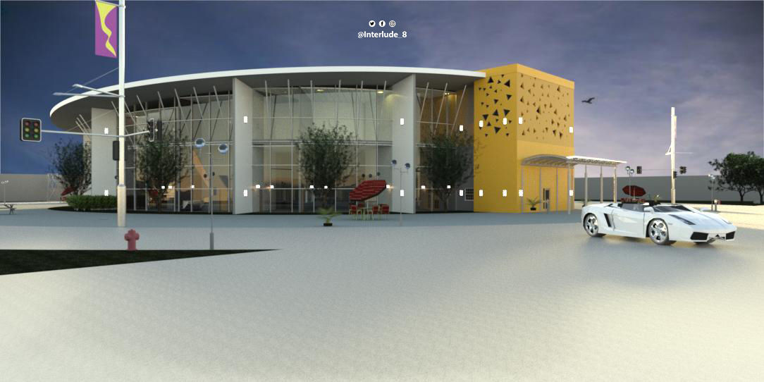 Art gallery 3D model_2