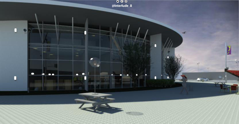 Art gallery 3D model_3