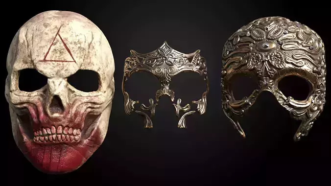 Halloween Skull Masks