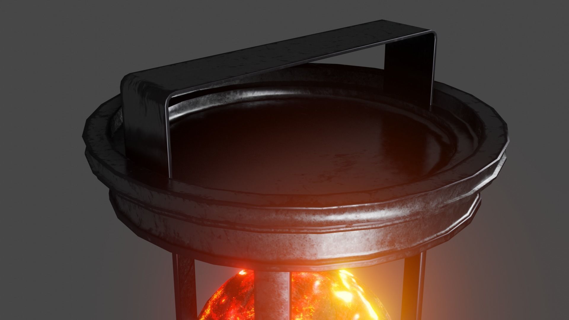 Stalker 2 Artifact Container Lamp  3D model_5