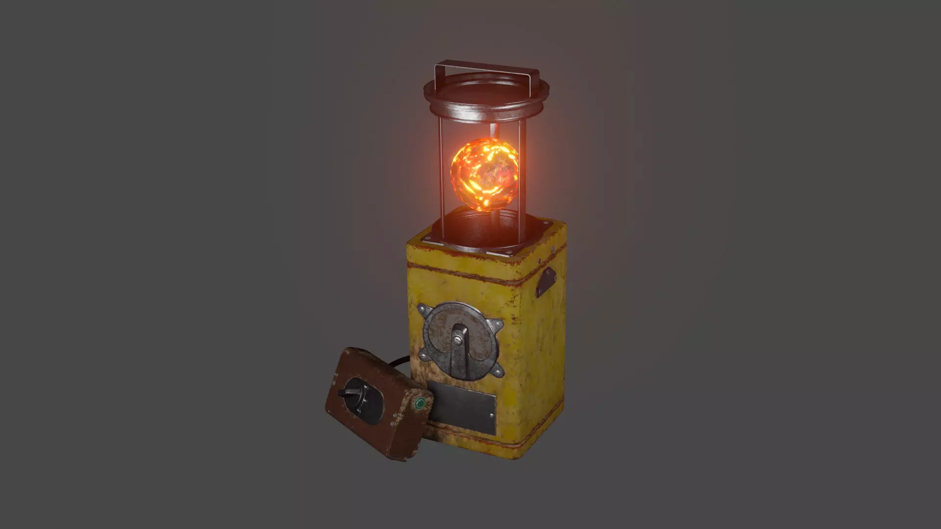 Stalker 2 Artifact Container Lamp  3D model_0