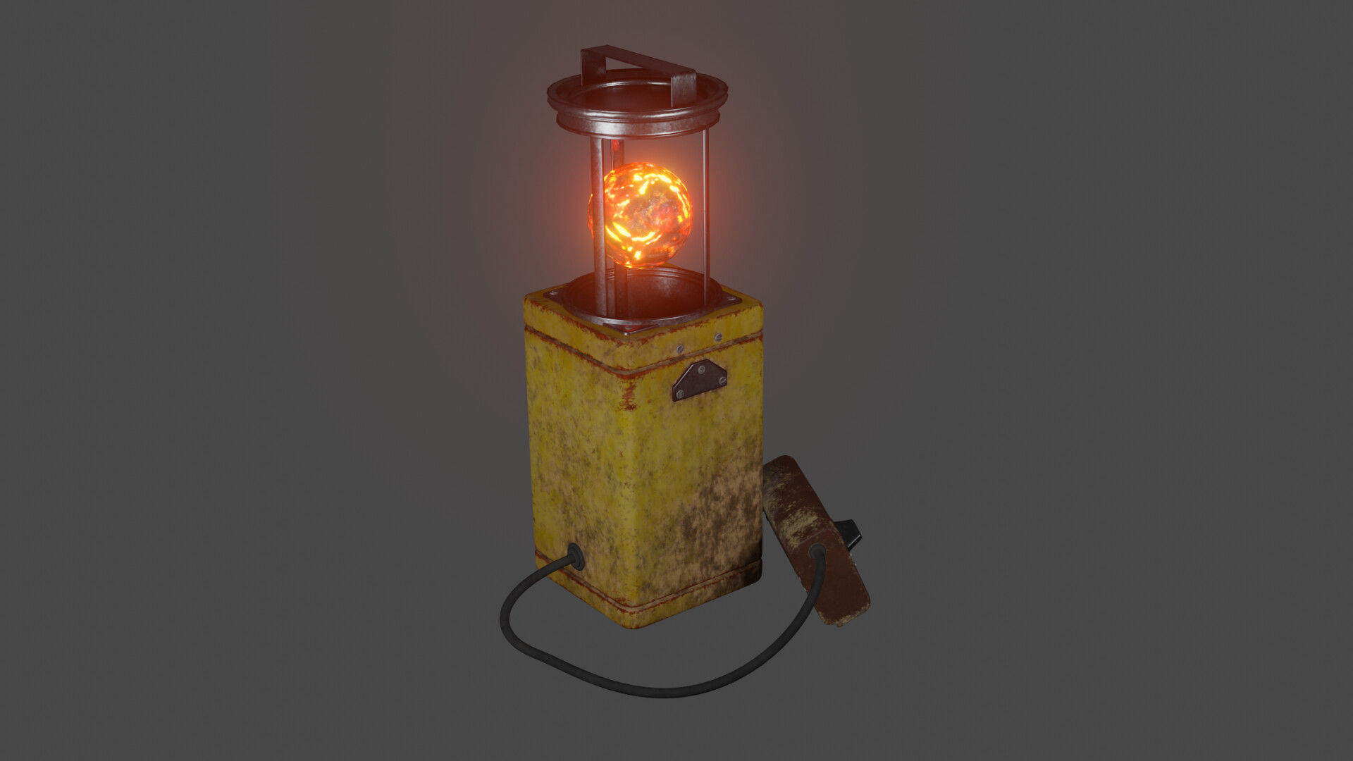 Stalker 2 Artifact Container Lamp  3D model_6