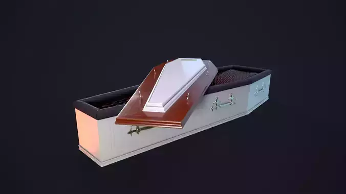 Coffin Low-poly 3D model