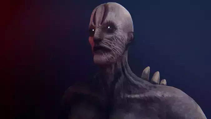 Undead Mutant 03 Low-poly 3D model