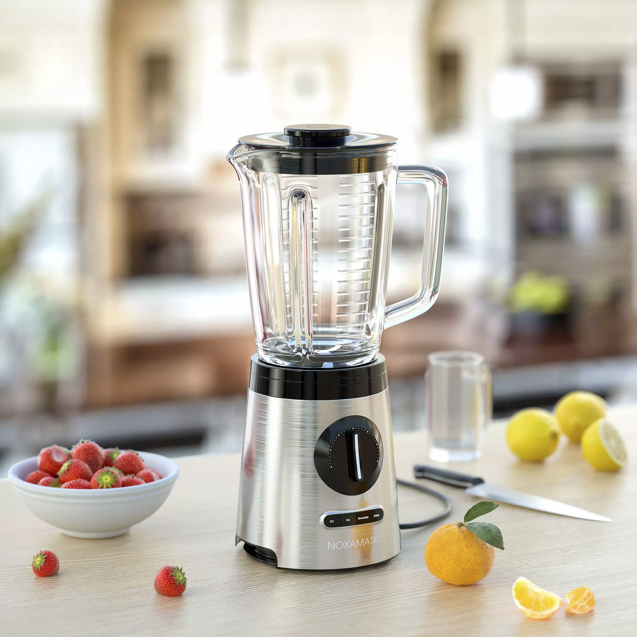 juicer blender on table 3D model
