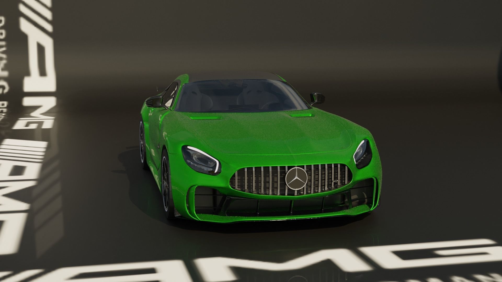 Mercedes AMG GT r Free 3D model_4