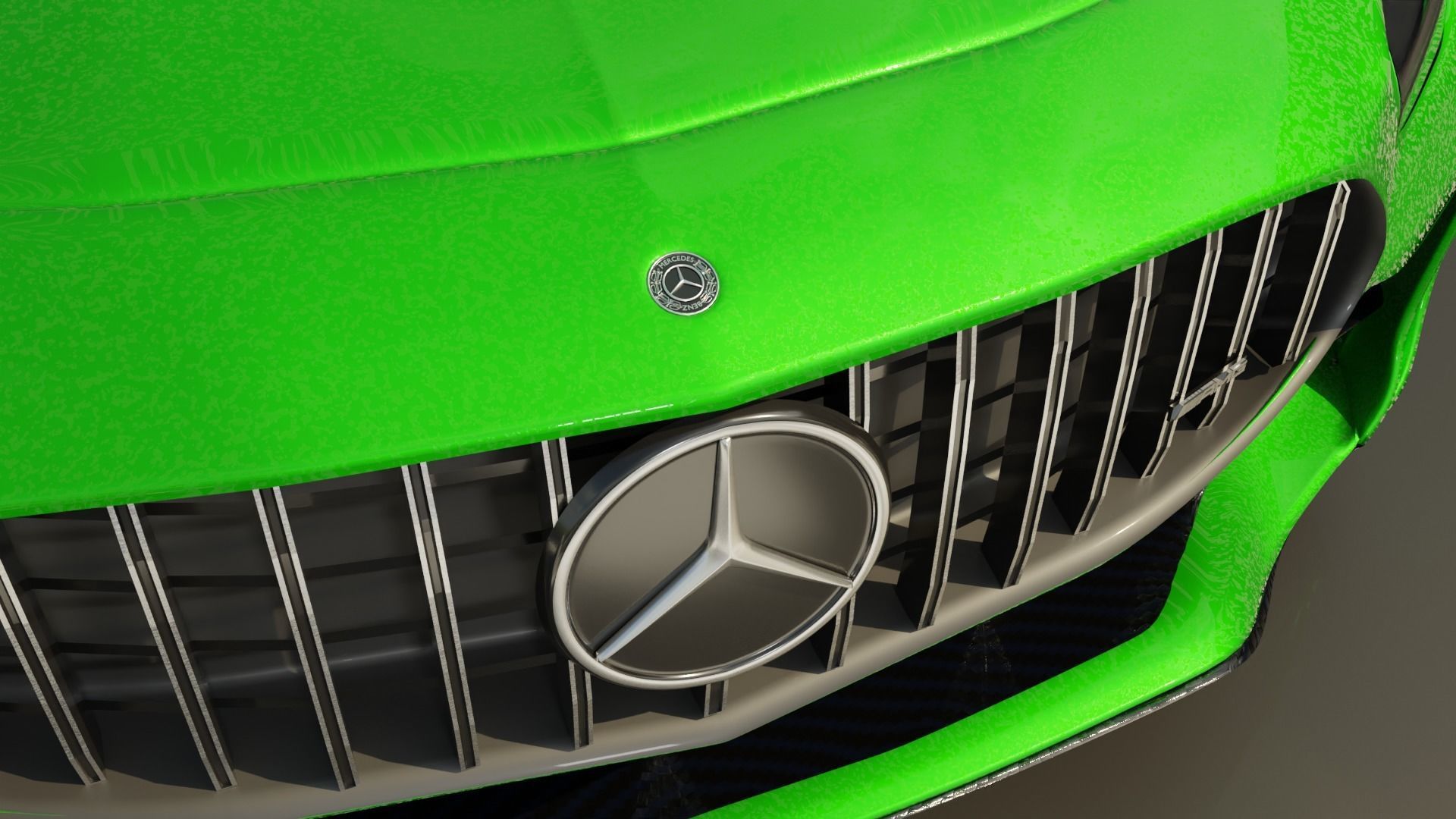 Mercedes AMG GT r Free 3D model_1