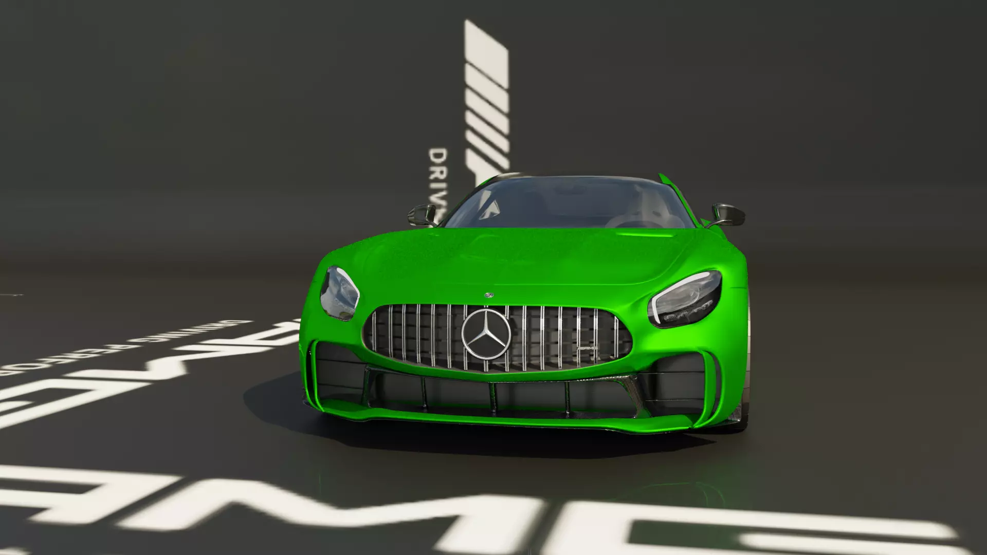 Mercedes AMG GT r Free 3D model_0