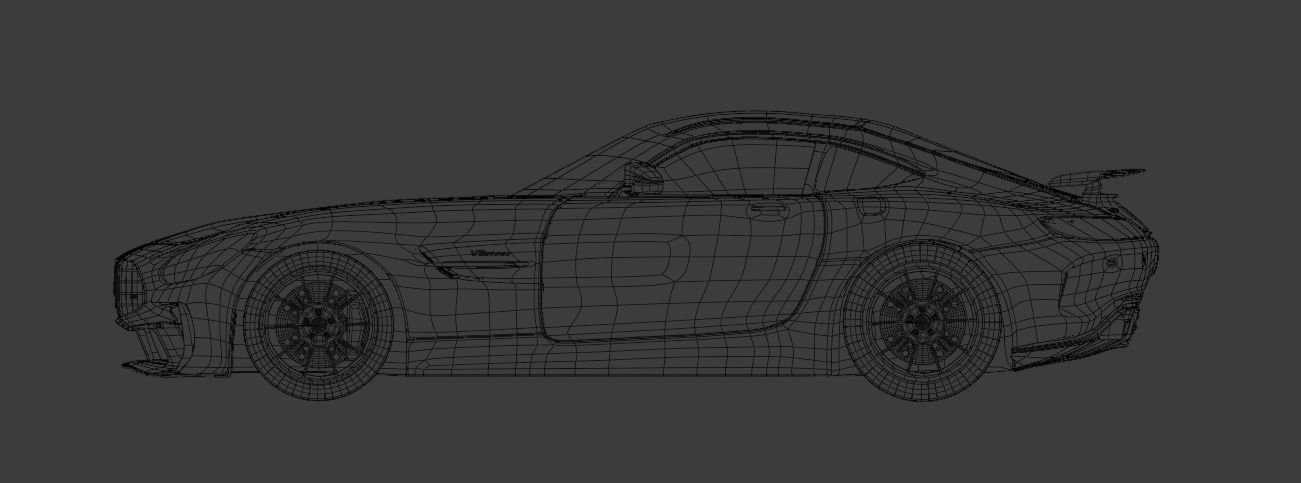 Mercedes AMG GT r Free 3D model_8