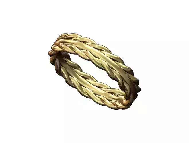 Double braided rope sides band US sizes 5to9