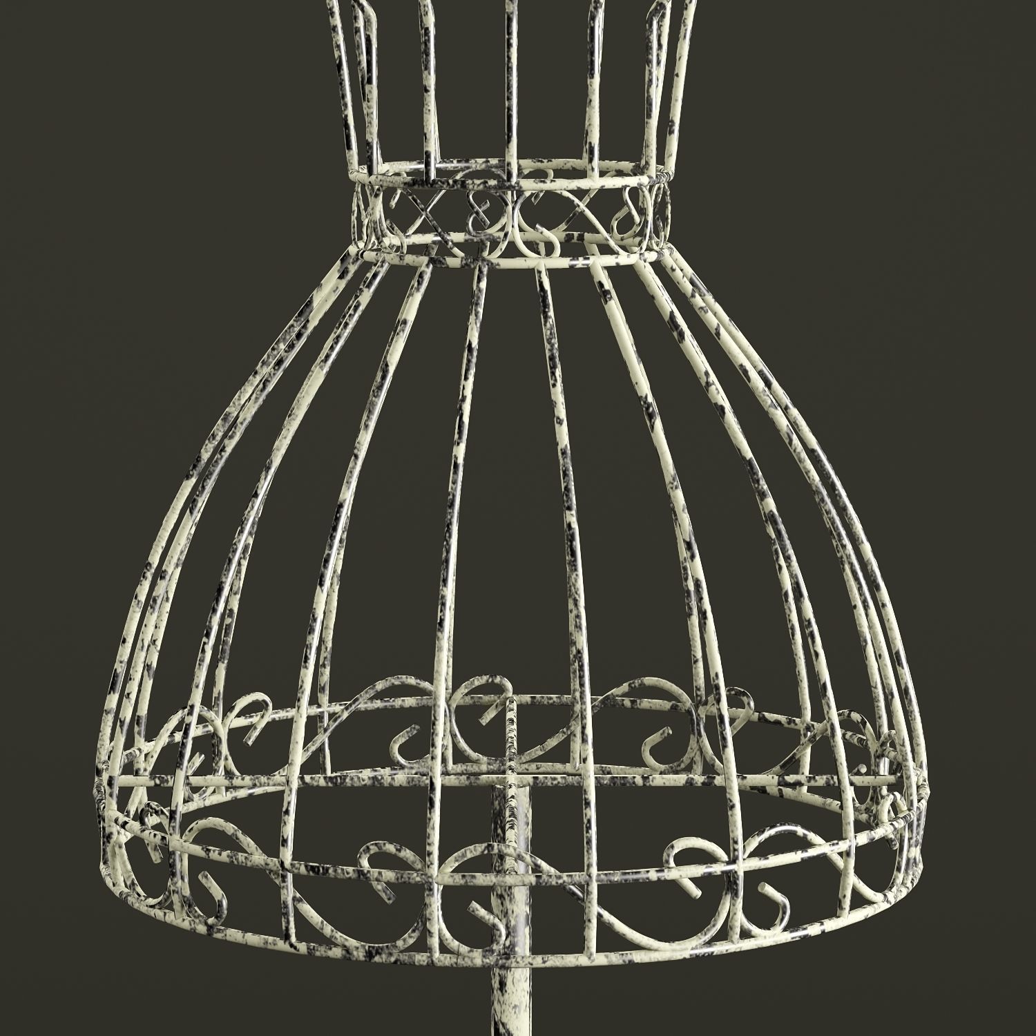 Retro Mannequin Free 3D model_3