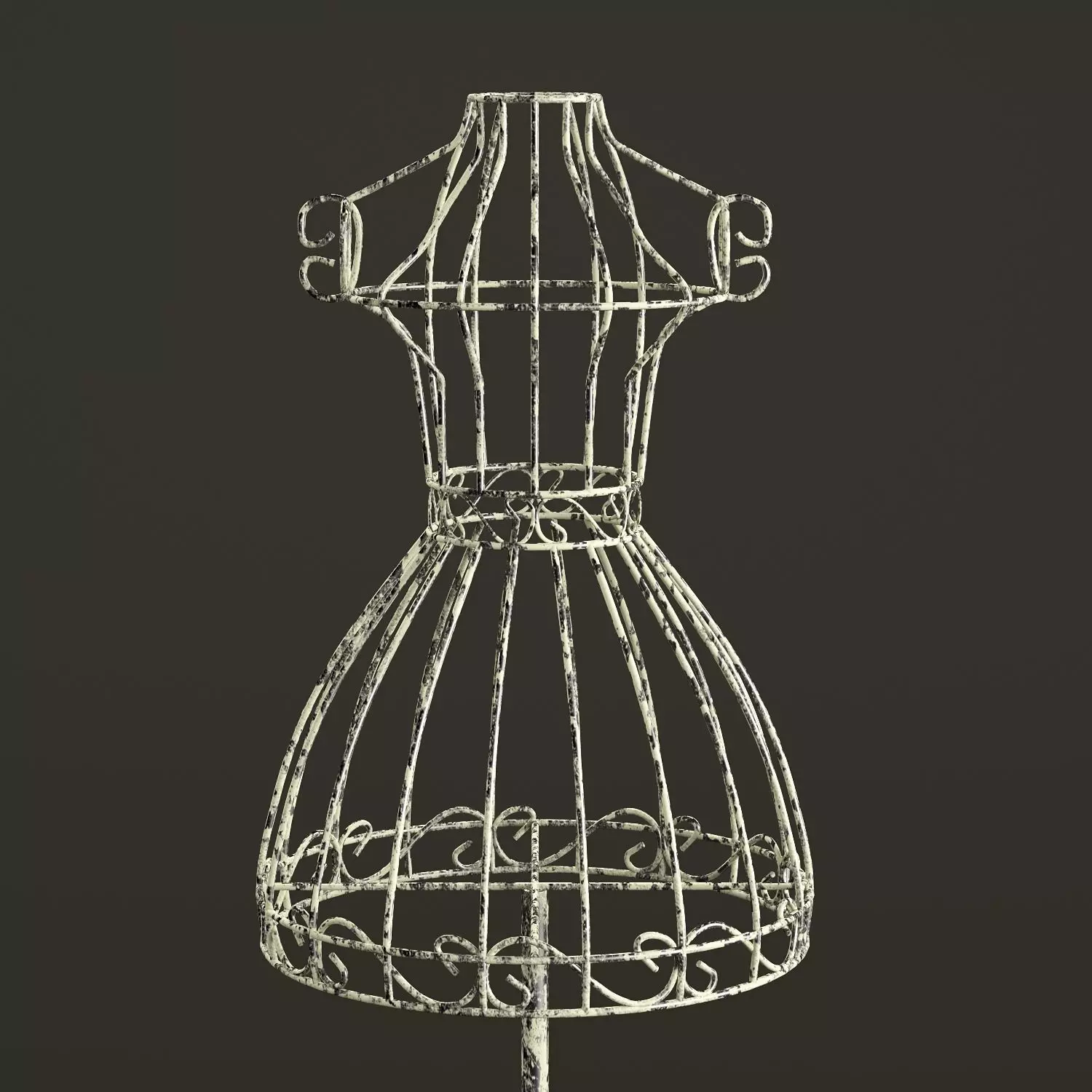 Retro Mannequin Free 3D model_0